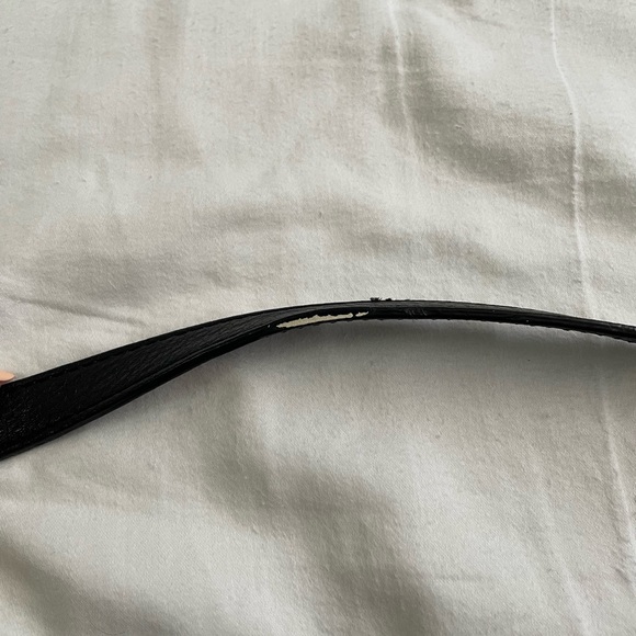 Michael Kors black leather bucket  purse. - Picture 4 of 6